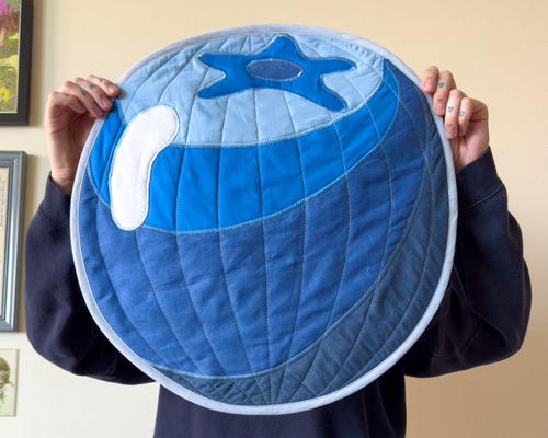 blueberry wall quilt