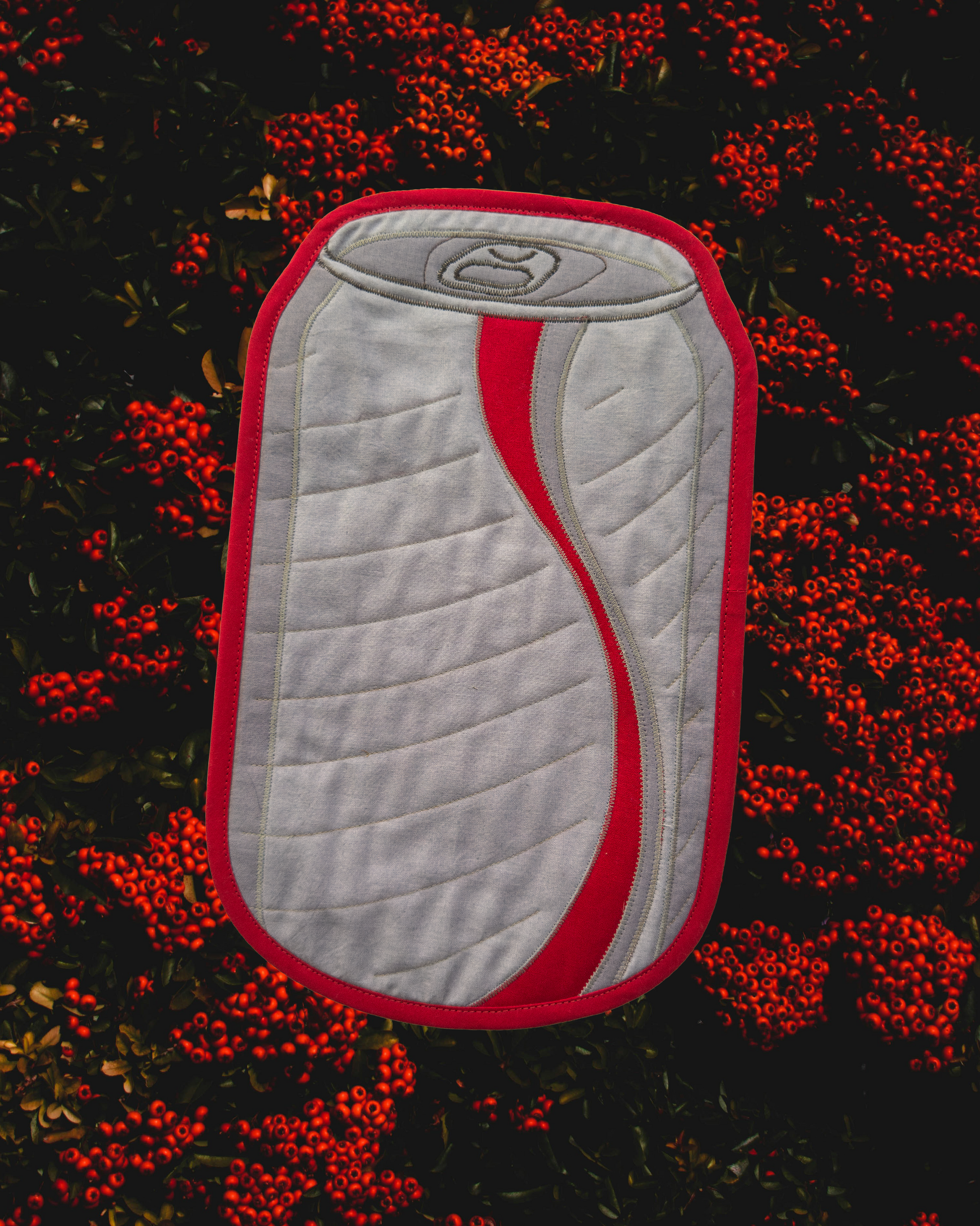 diet coke wall quilt