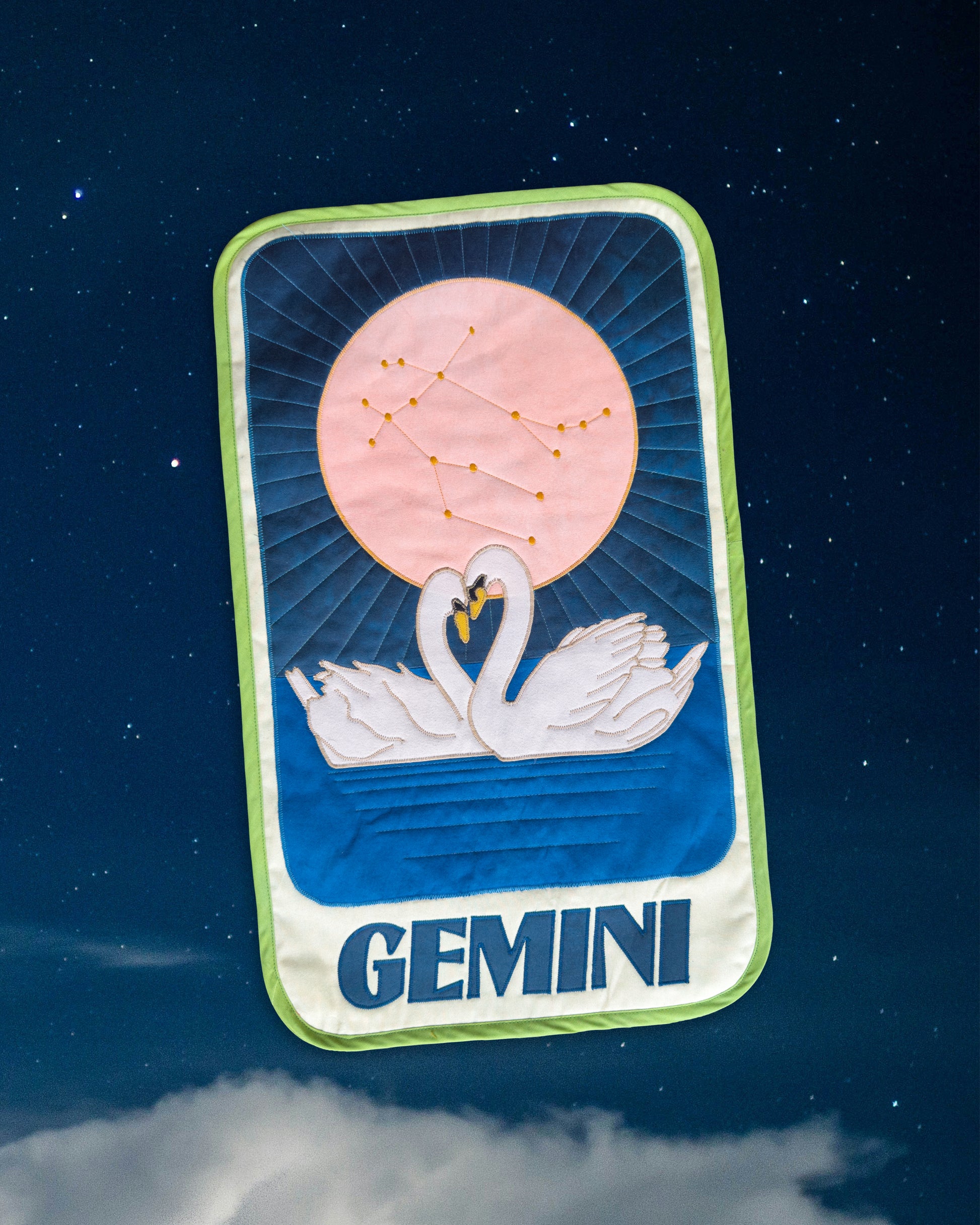 gemini wall quilt
