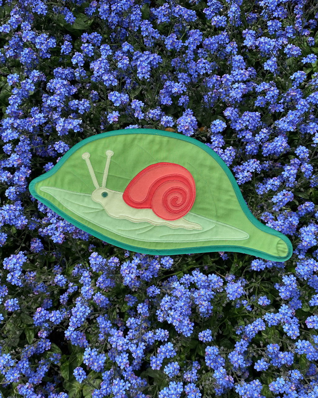 snail wall quilt