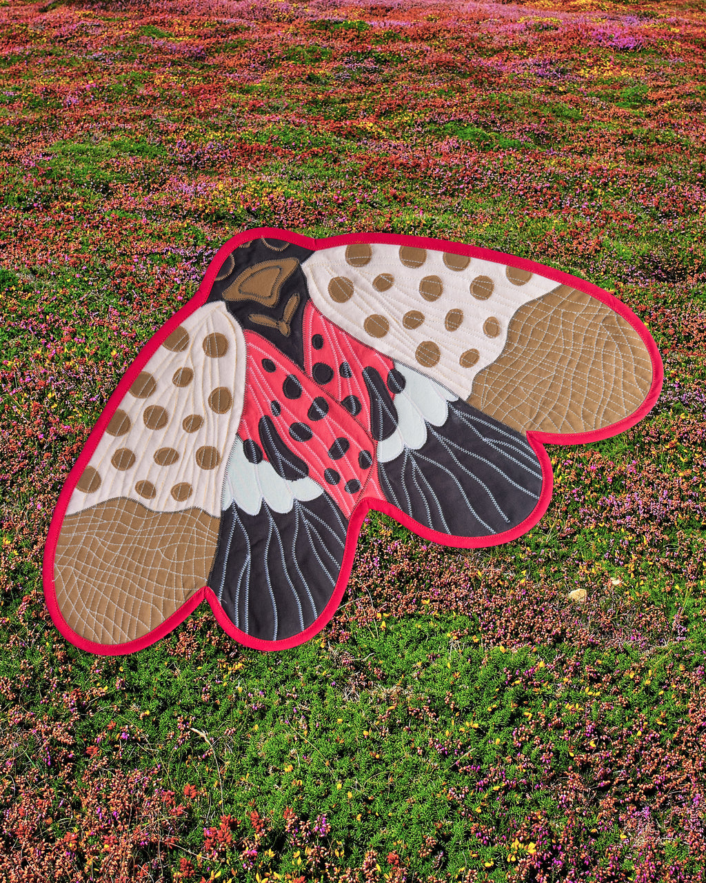 lanternfly wall quilt