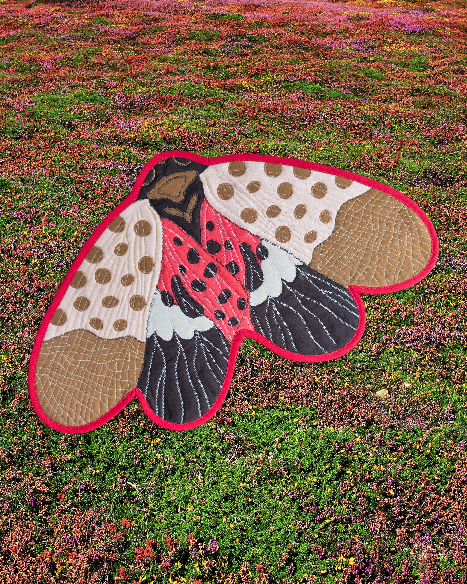 lanternfly wall quilt