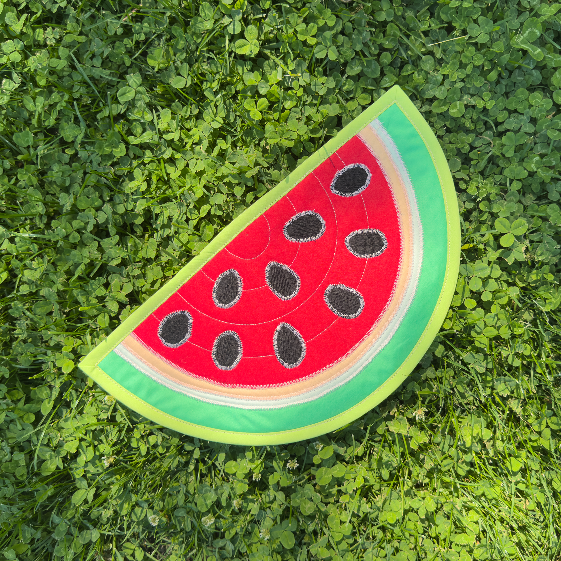 watermelon slice wall quilt