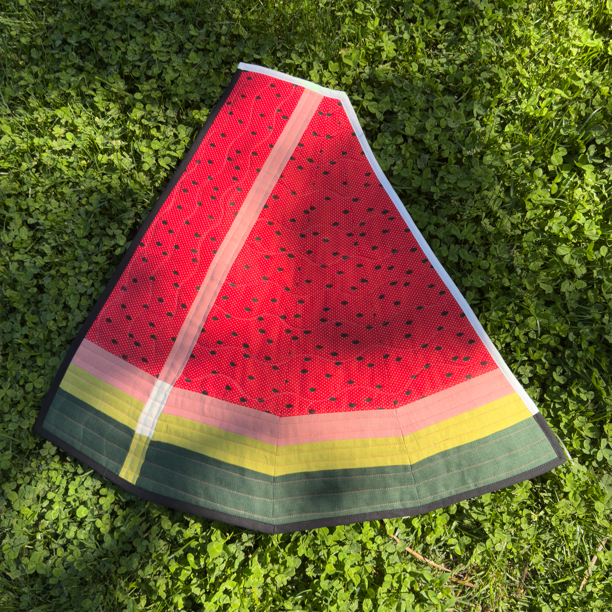big watermelon wall quilt