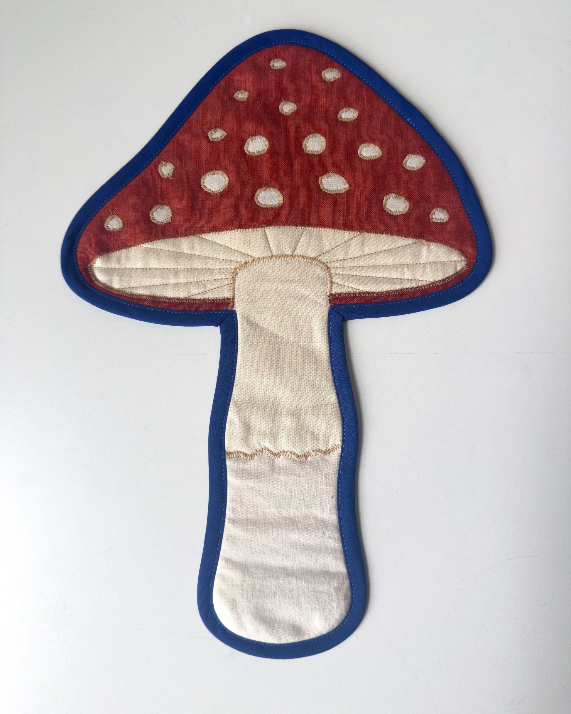 mushroom wall quilt