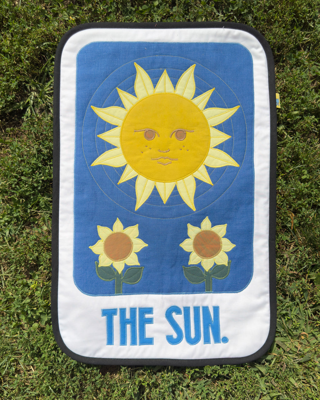 the sun tarot wall quilt