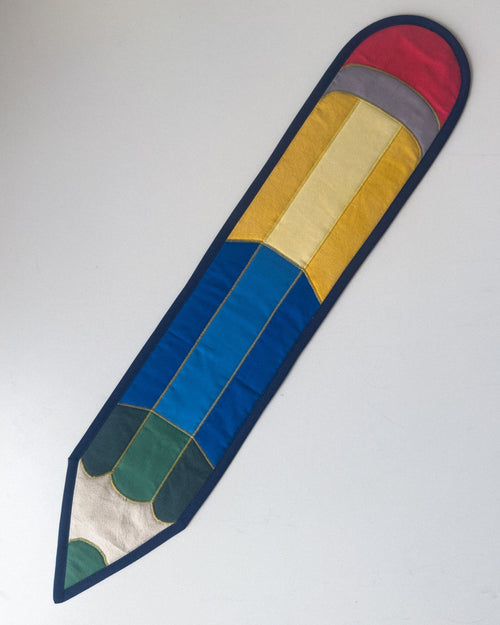 colored pencil wall quilt