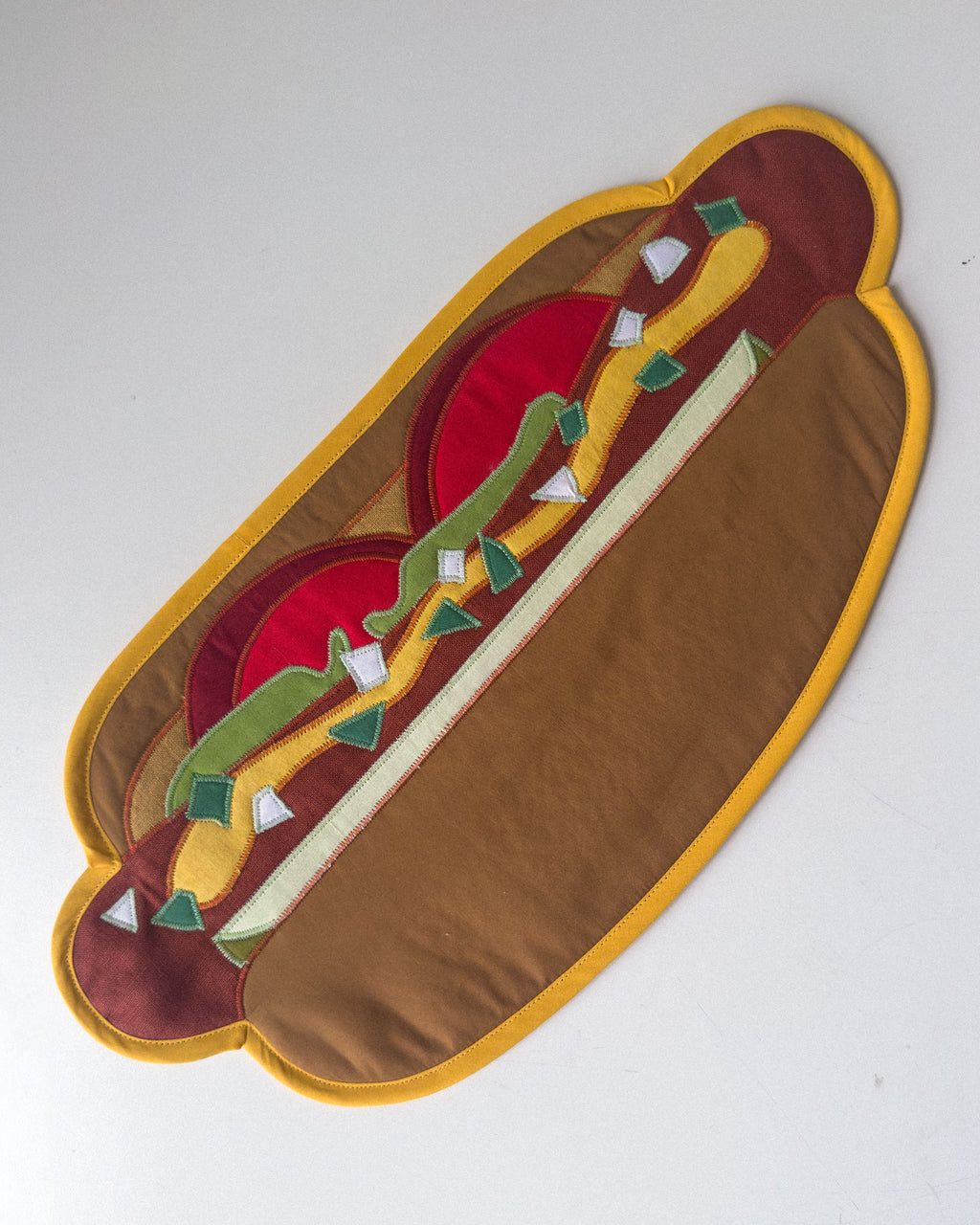 chicago dog wall quilt