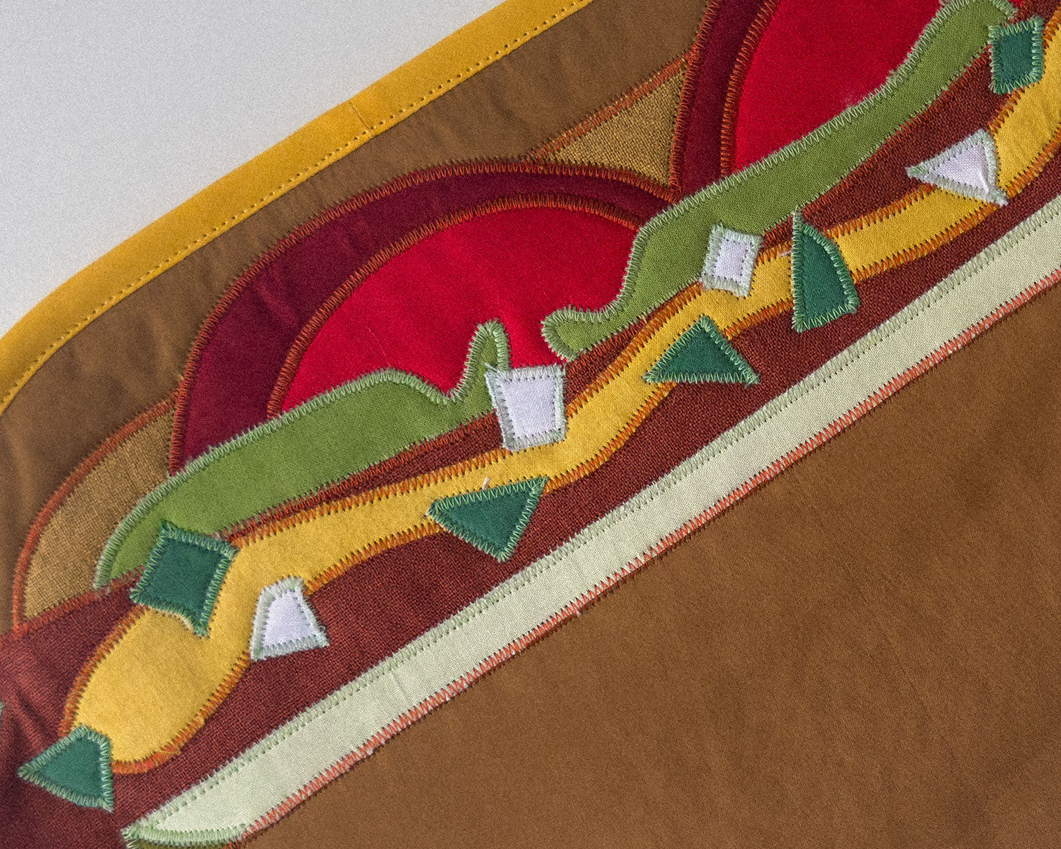 chicago dog wall quilt