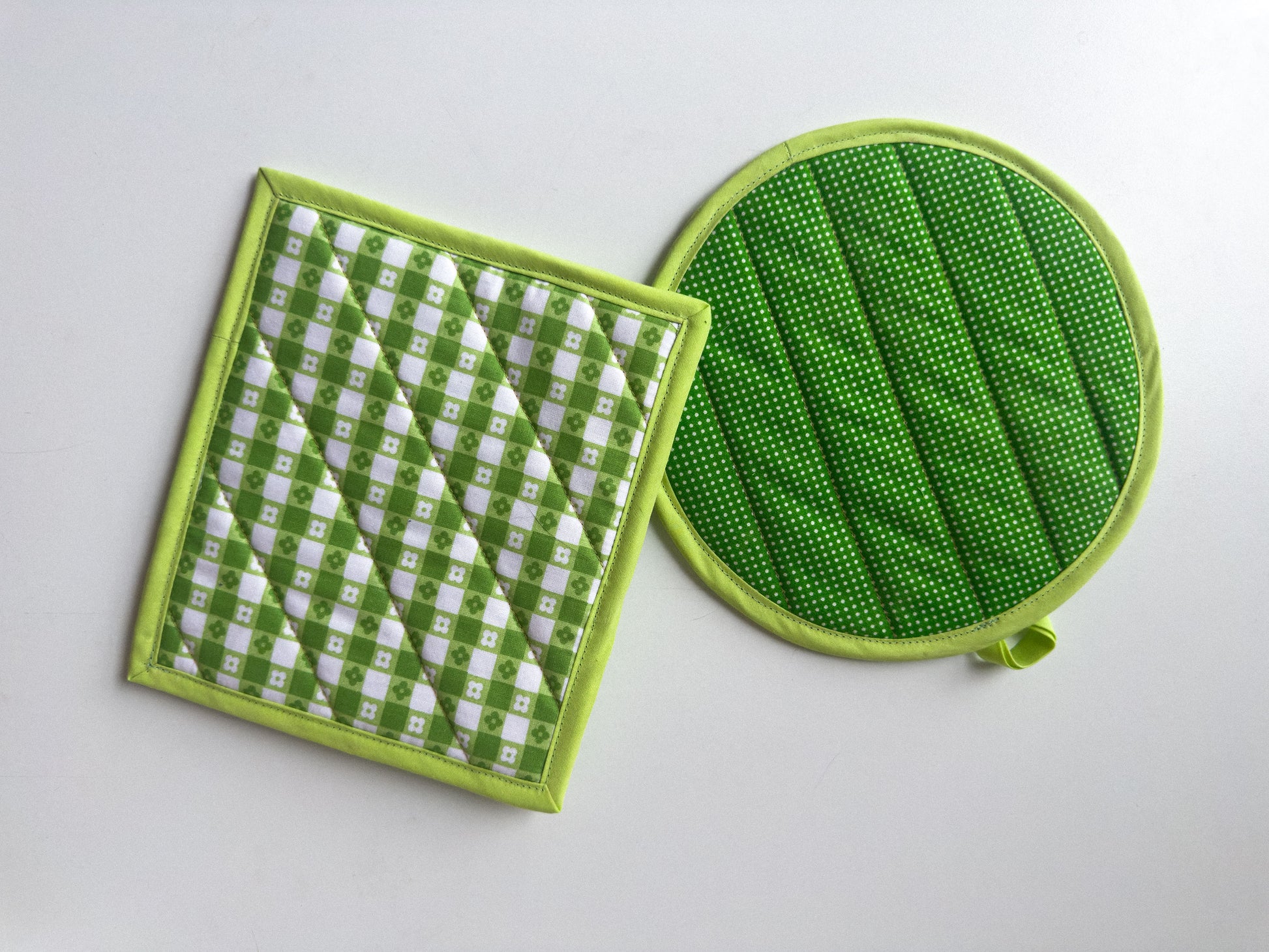 mod green pot holder set