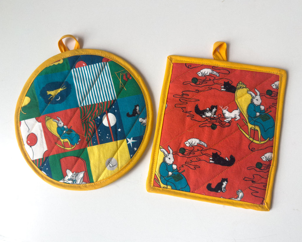 goodnight moon pot holder set