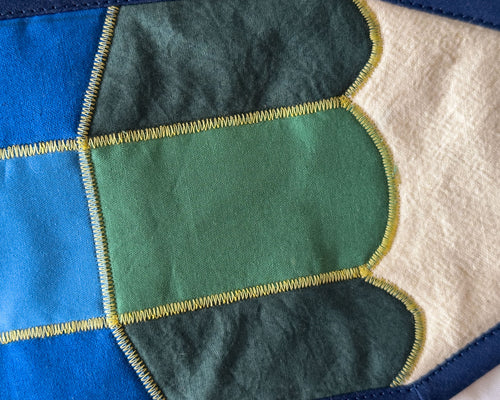 colored pencil wall quilt