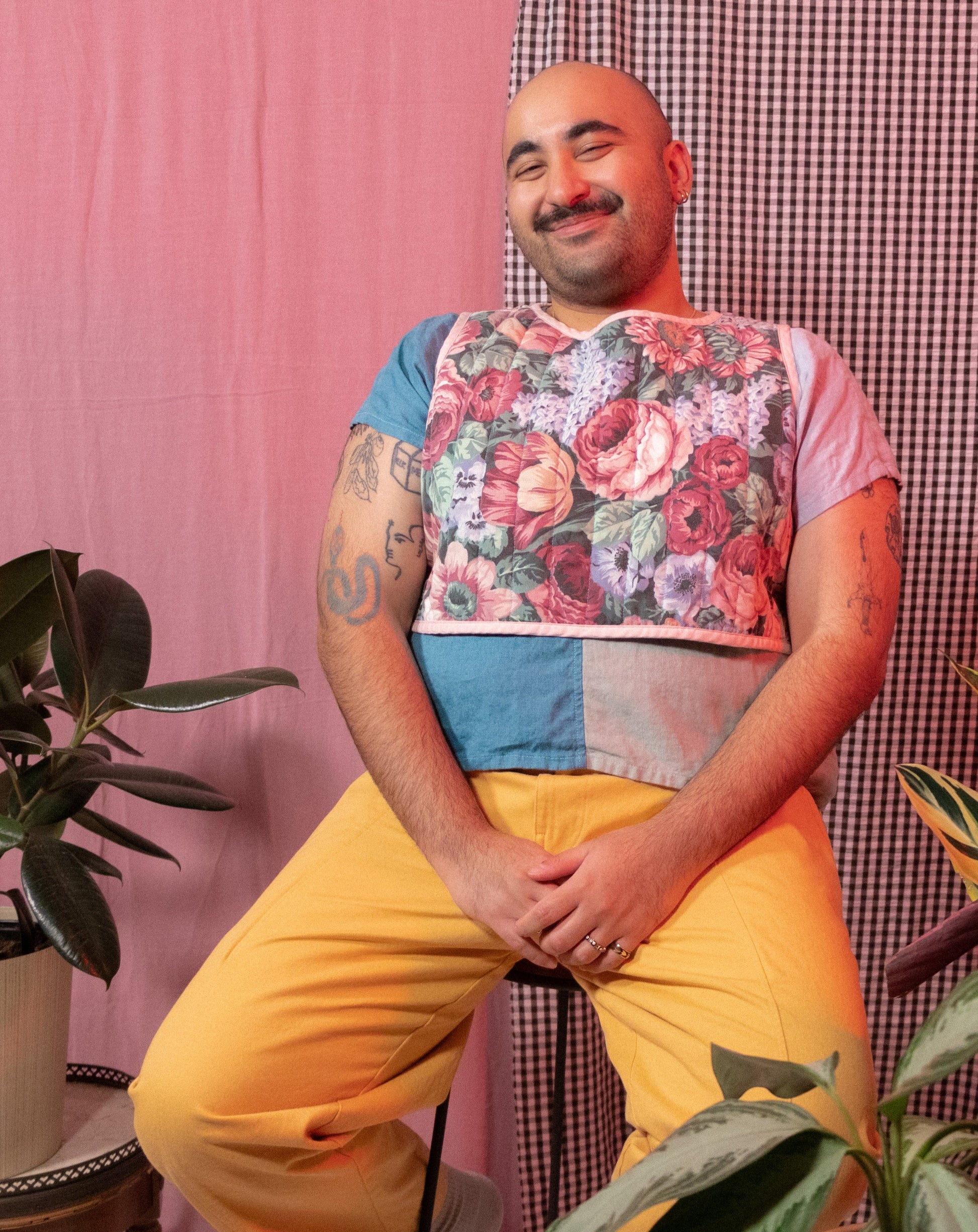 studio pants in daisy