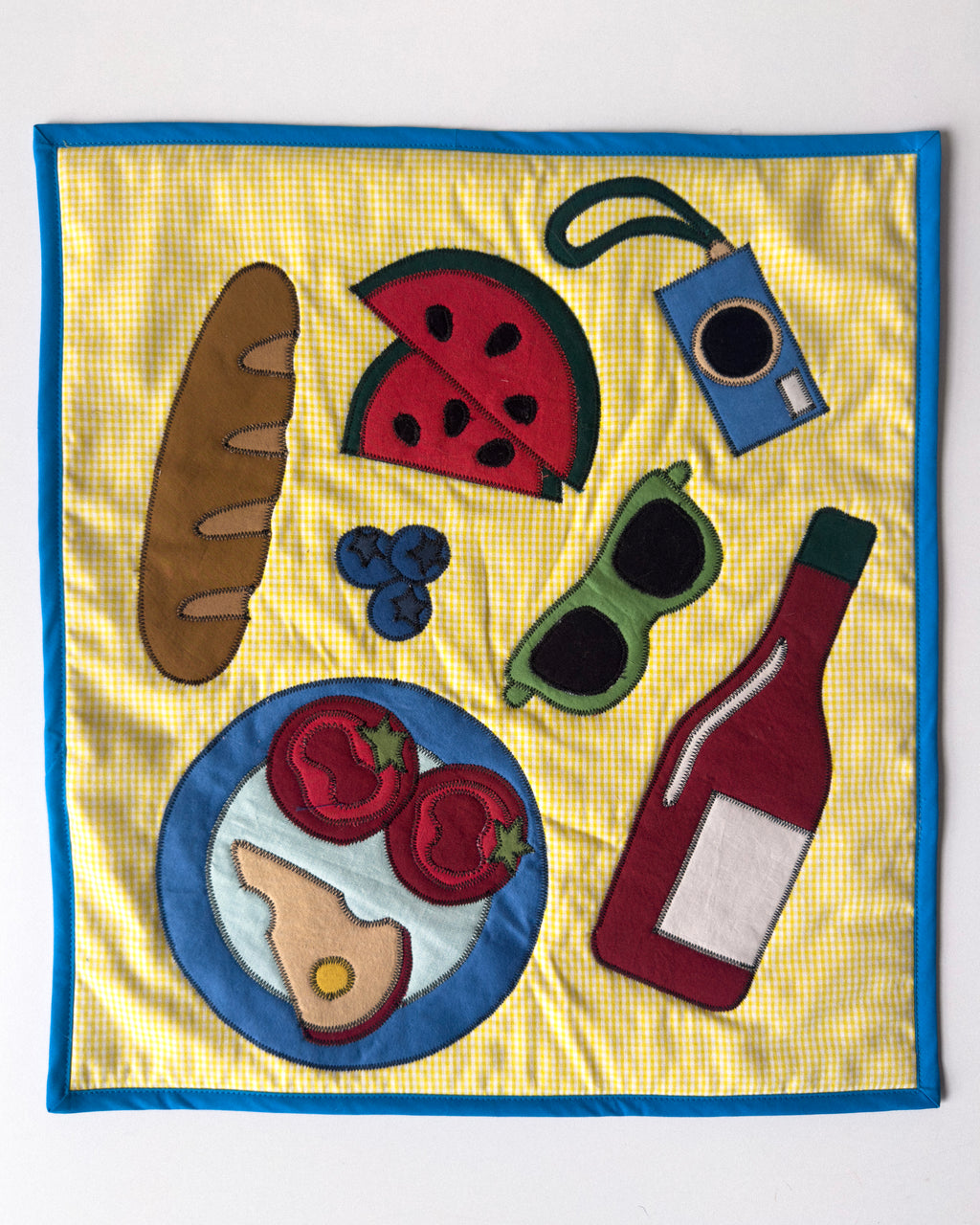 picnic blanket wall quilt