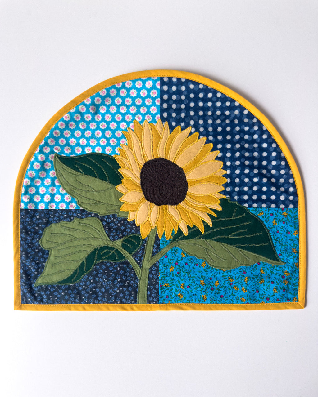 sunflower wall quilt
