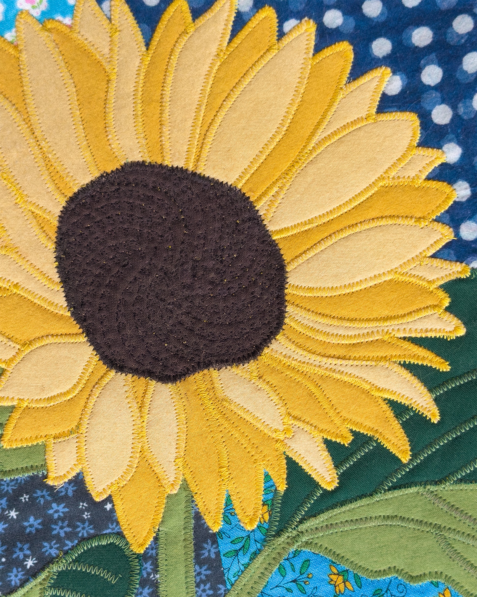 sunflower wall quilt